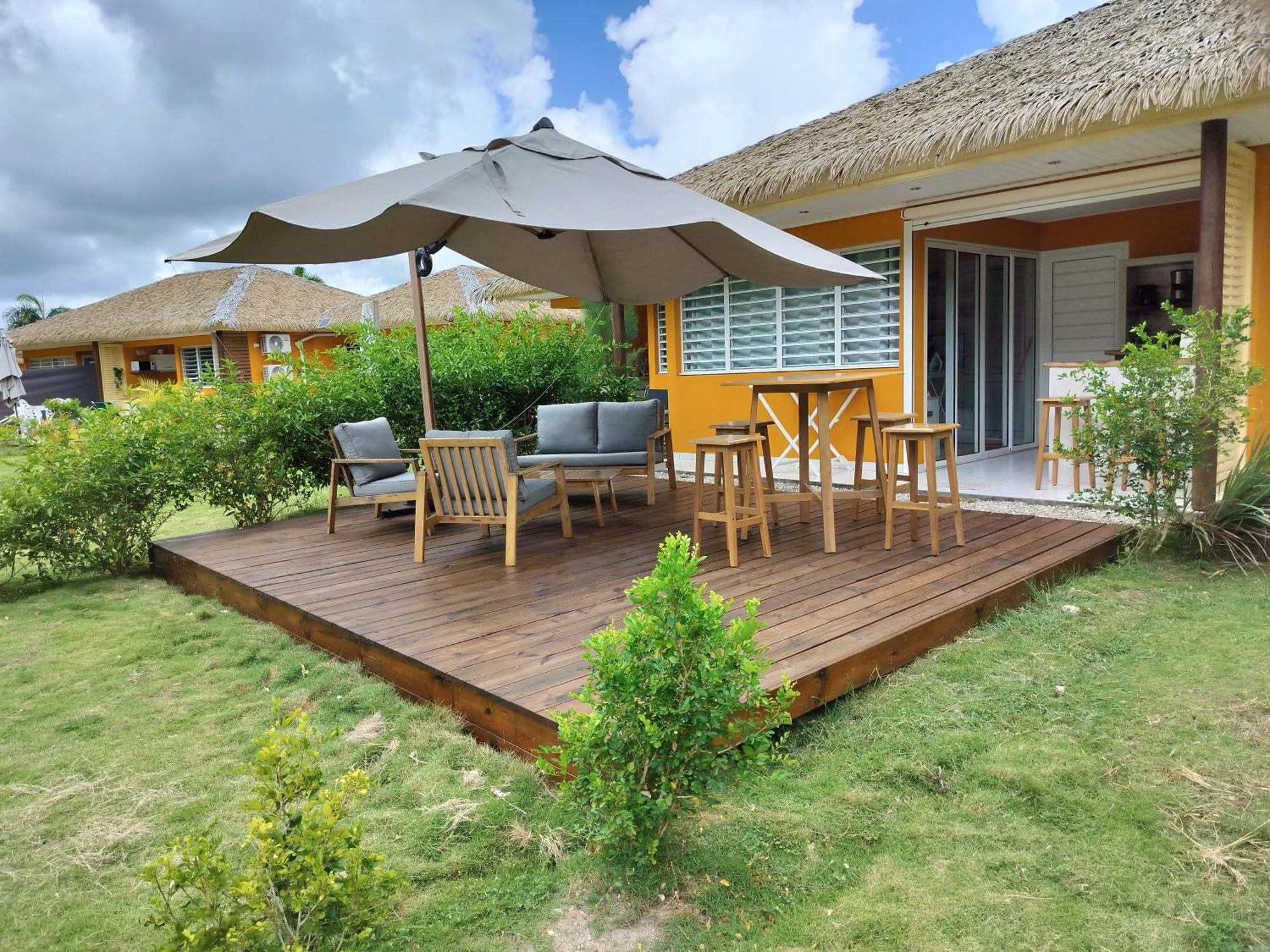 Kaz'Detente, Marie Galante, Plage Kawann Grand-Bourg  Bagian luar foto